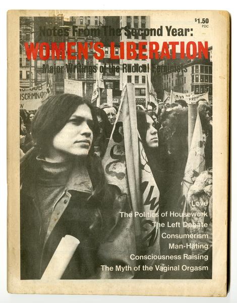 Cover, Notes From the Second Year: Women’s Liberation, 1970